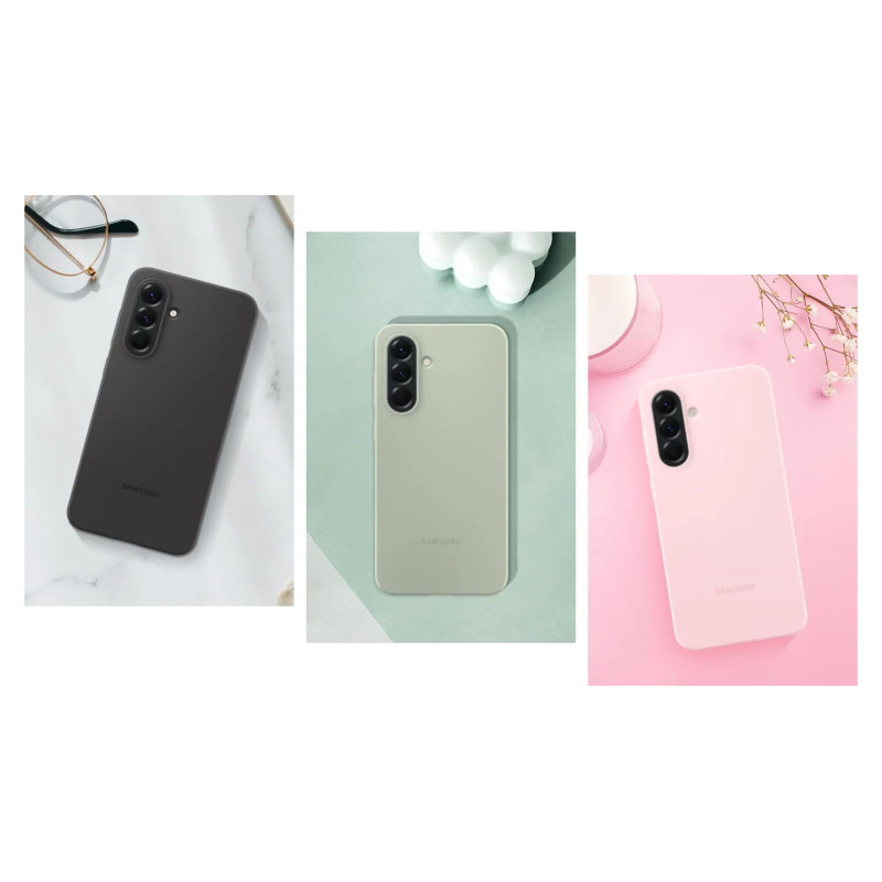 Samsung Чохол для Galaxy A56 (A566), Silicone Case, зелений
