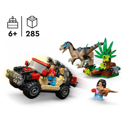 LEGO Конструктор LEGO Jurassic World Втеча по бездоріжжю від раптора