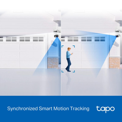 TP-Link Камера IP з подвійним об'єктивом Tapo C246D 3MP N300 microSD motion detection