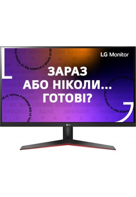 LG Монітор 27" 27MP60G-B D-Sub, HDMI, DP, Audio, IPS, 75Hz, 1ms, FreeSync