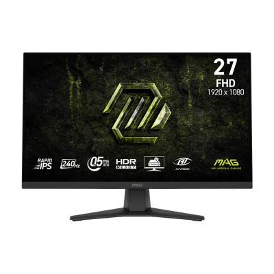 MSI Монітор MSI 27" MAG 272F-X24 2xHDMI, DP, Audio, IPS, 240Hz, 0.5ms, sRGB 122%, FreeSync