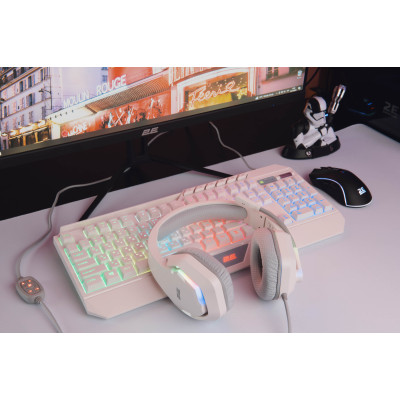 2E Gaming Гарнітура HG315 RGB USB 7.1 White