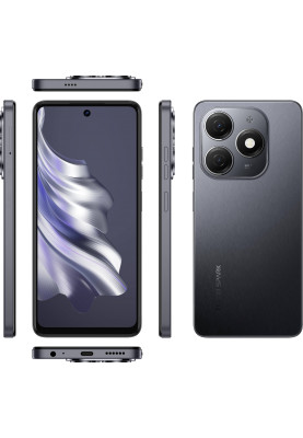 TECNO Смартфон Spark 20 (KJ5n) 6.56" 8/256ГБ, 2SIM, 5000мА•год, Gravity Black
