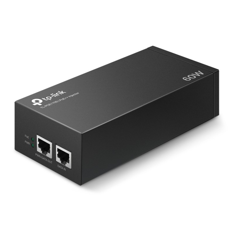 TP-Link Інжектор PoE POE170S 1xGE, 1xGE PoE, 60Вт