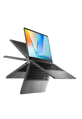 ASUS Ноутбук Vivobook Flip 14 TP3407SA-QL011W 14" WUXGA OLED, Intel Ultra 5 226V, 16GB, F512GB, UMA, Win11, Сірий