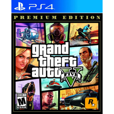 Games Software Grand Theft Auto V Premium Edition [Blu-Ray диск] (PS4)