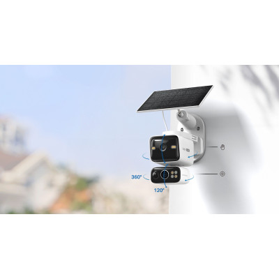 TP-Link Комплект розумної бездротової камери TAPO C645D KIT 2K QHD та сонячної панелі