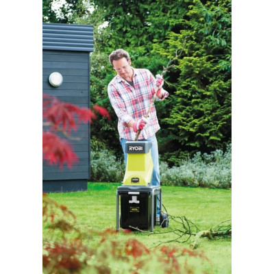 Ryobi Подрібнювач садовий RSH2545B, 2500Вт, 45мм, 40л, ніж
