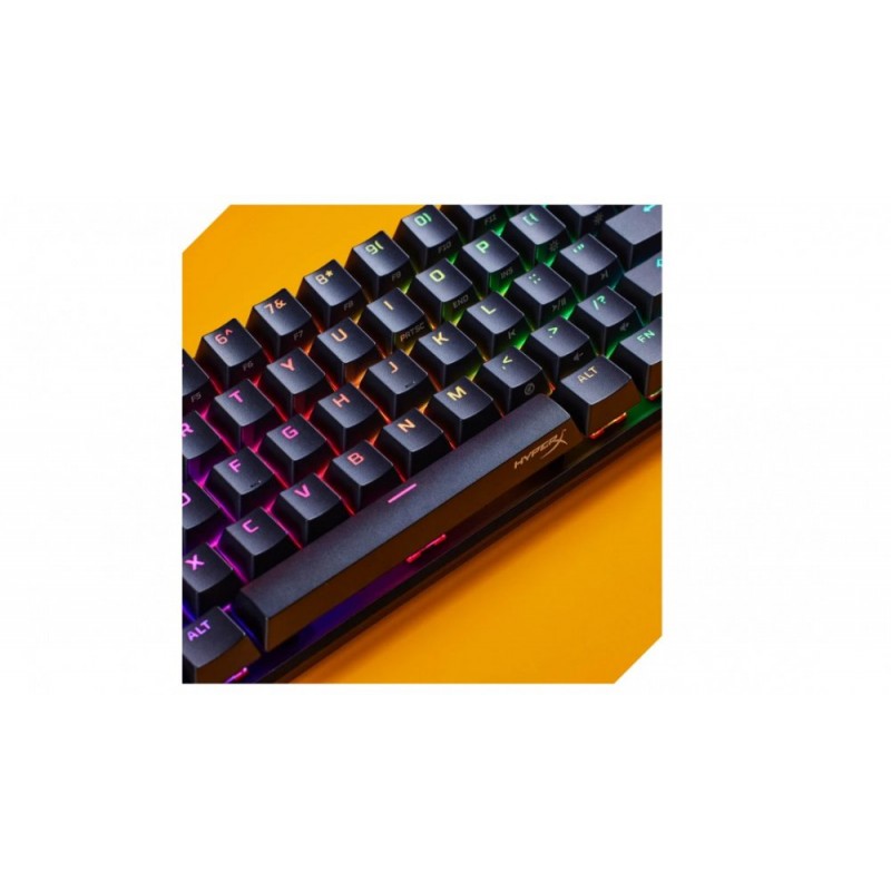 HyperX Клавіатура  Alloy Origins 65 Red USB RGB ENG/RU, Black