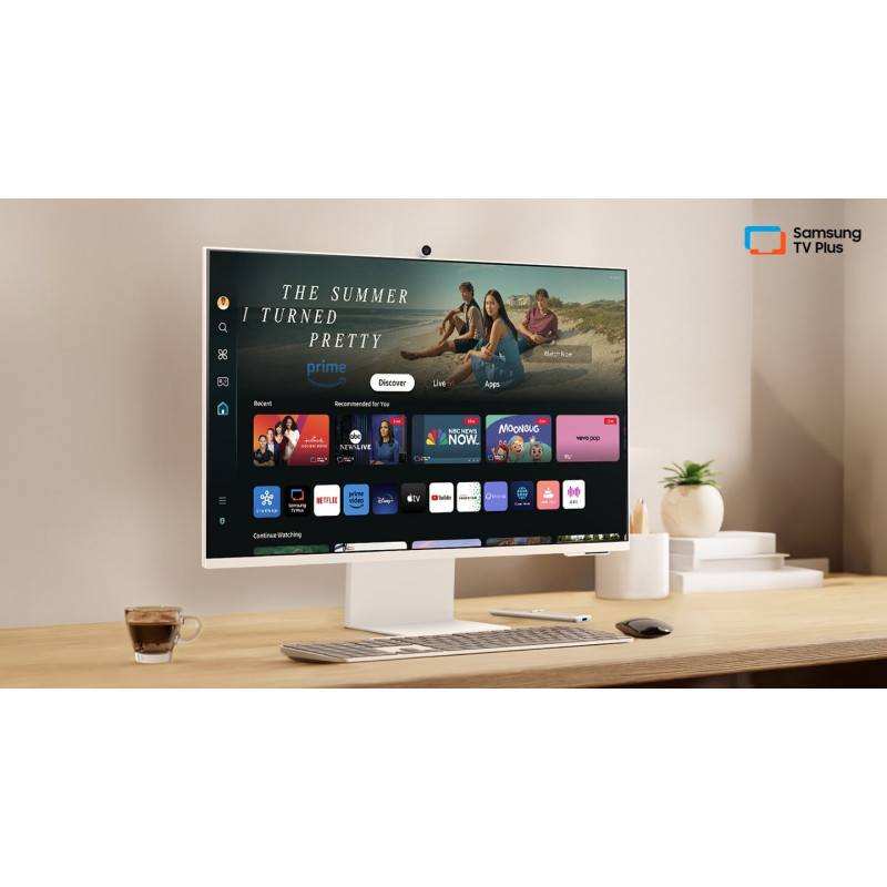 Samsung Монітор 32"Smart M8 S32BM801 HDMI, USB, Bluetooth, MM, Cam, VA, 3840x2160, 4ms