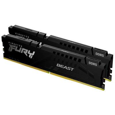 Kingston Пам'ять ПК DDR5 64GB KIT (32GBx2) 5600 FURY Beast