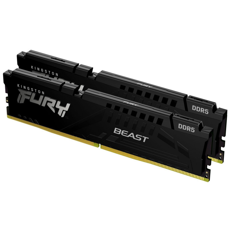 Kingston Пам'ять ПК DDR5 64GB KIT (32GBx2) 5600 FURY Beast
