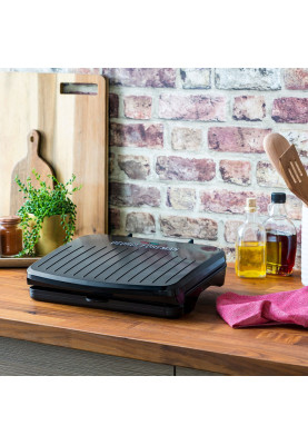 Russell Hobbs Гриль George Foreman прижимний Fit Grill Medium 1630Вт, темп. режимів-1, пластик, чорний