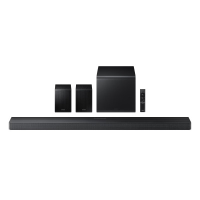 Samsung Саундбар HW-QS750F 465Вт, 5.1.2, BT, HDMI-eARC, Wi-Fi, саб, Dolby Atmos, чорний