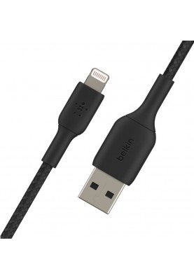 Belkin Кабель USB-A - Lightning, BRAIDED, 2m, black