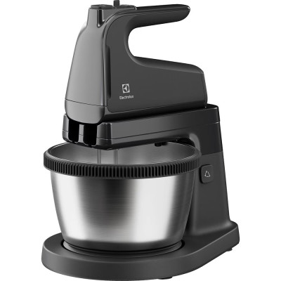 Electrolux Міксер стаціонарний 500Вт, насадки-4, чаша-метал, 3.5л, сірий темний