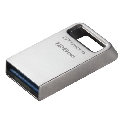 Kingston Накопичувач 128GB USB 3.2 Gen1 DT Micro R200MB/s Metal