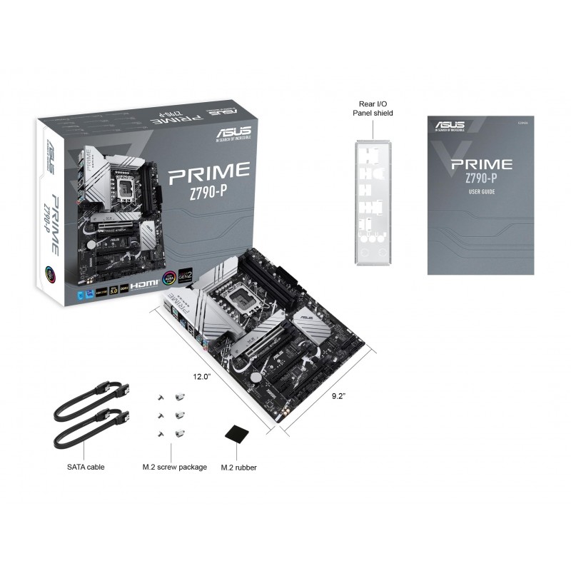 ASUS Материнcька плата PRIME Z790-P s1700 Z790 4xDDR5 M.2 HDMI DP ATX