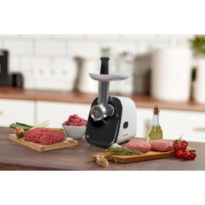 Gorenje Кухонна машина 600Вт, чаша-метал, корпус-пластик, насадок-3, білий