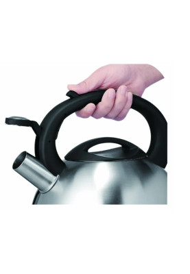 Tefal Чайник зі свистком Tefal, 2.5л, нержавіюча сталь, сталевий, чорний