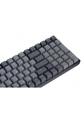 Keychron Клавіатура механічна K4 100Key, Gateron G PRO Red, BT/USB-A, EN/UKR, RGB, Чорний