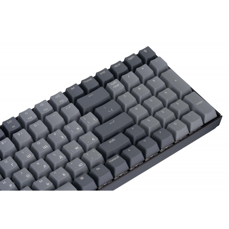 Keychron Клавіатура механічна K4 100Key, Gateron G PRO Red, BT/USB-A, EN/UKR, RGB, Чорний