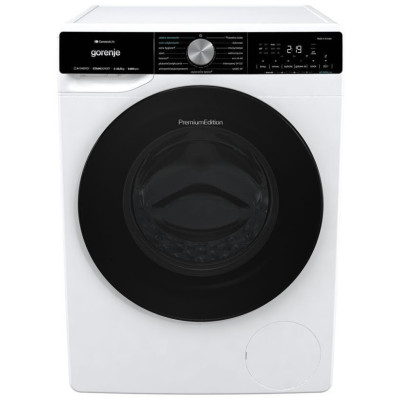 Gorenje Пральна машина фронтальна, 10,5кг, 1400, A+++, 60см, дисплей, інвертор, пара, Wi-Fi, білий