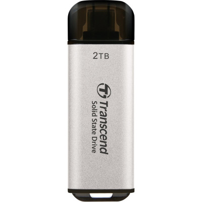 Transcend Портативний SSD 2TB USB 3.1 Gen 2 Type-C ESD300 Silver