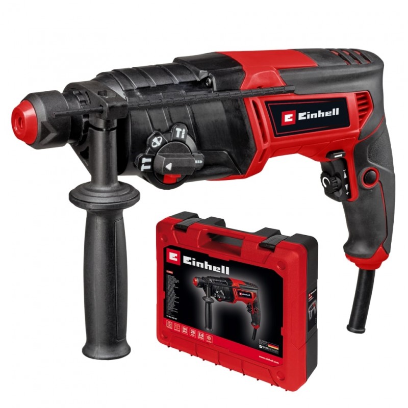 Einhell Перфоратор TC-RH 800 4F, SDS-plus, 800Вт, 2.6Дж, кейс, 3.2кг