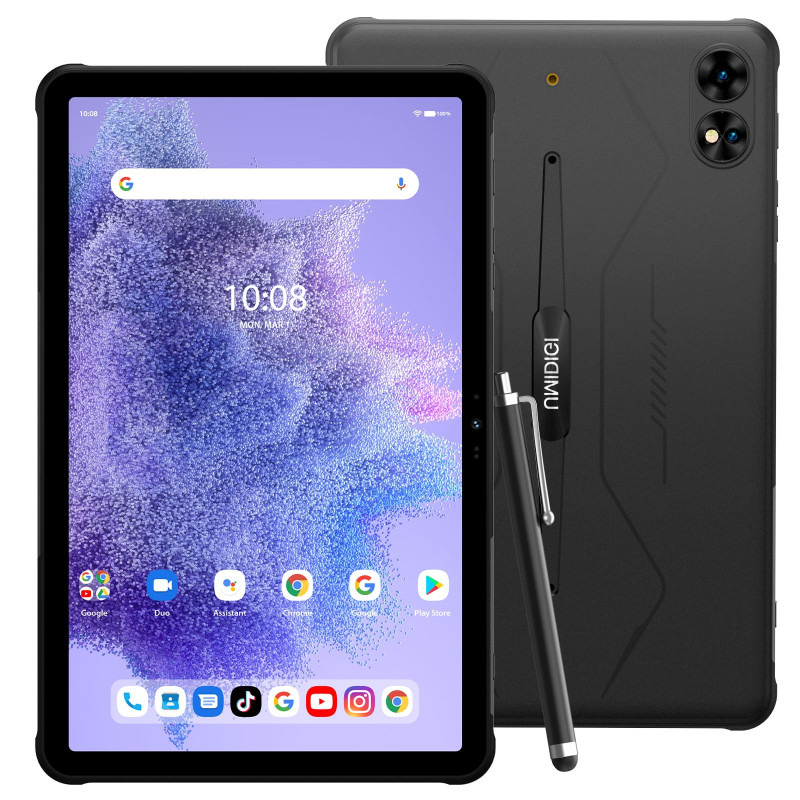 UMIDIGI Планшет Active T1 (MT09) 11" 8ГБ, 128ГБ, LTE, 10000мА·год, Android, чорний