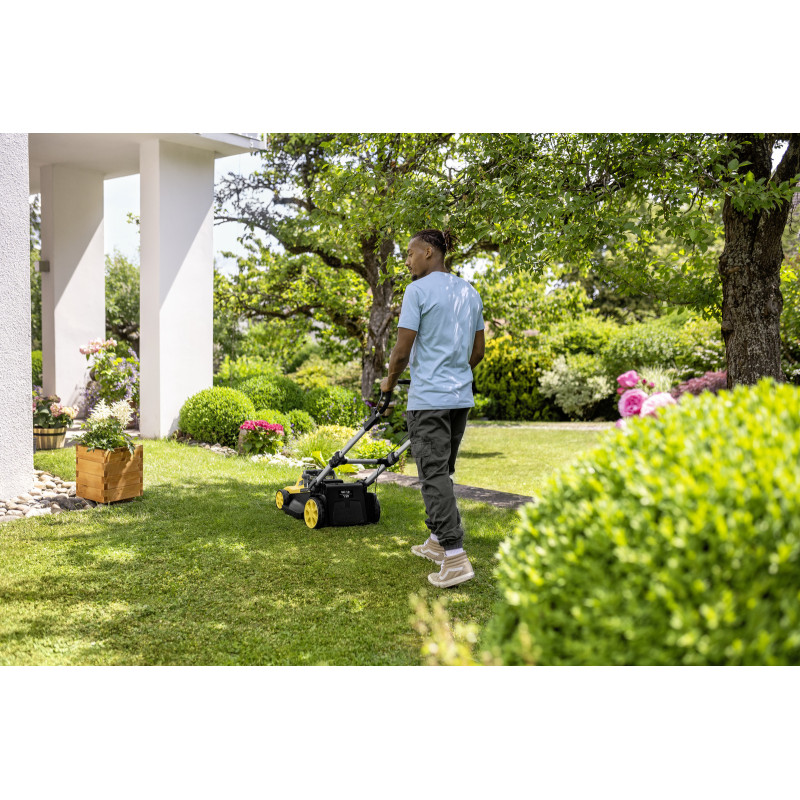 Karcher Газонокосарка акумуляторна LMO 5-18 Dual Battery Set 36В (18В+18В) акб 2х5А·год 41см 25-70см до 550м.кв