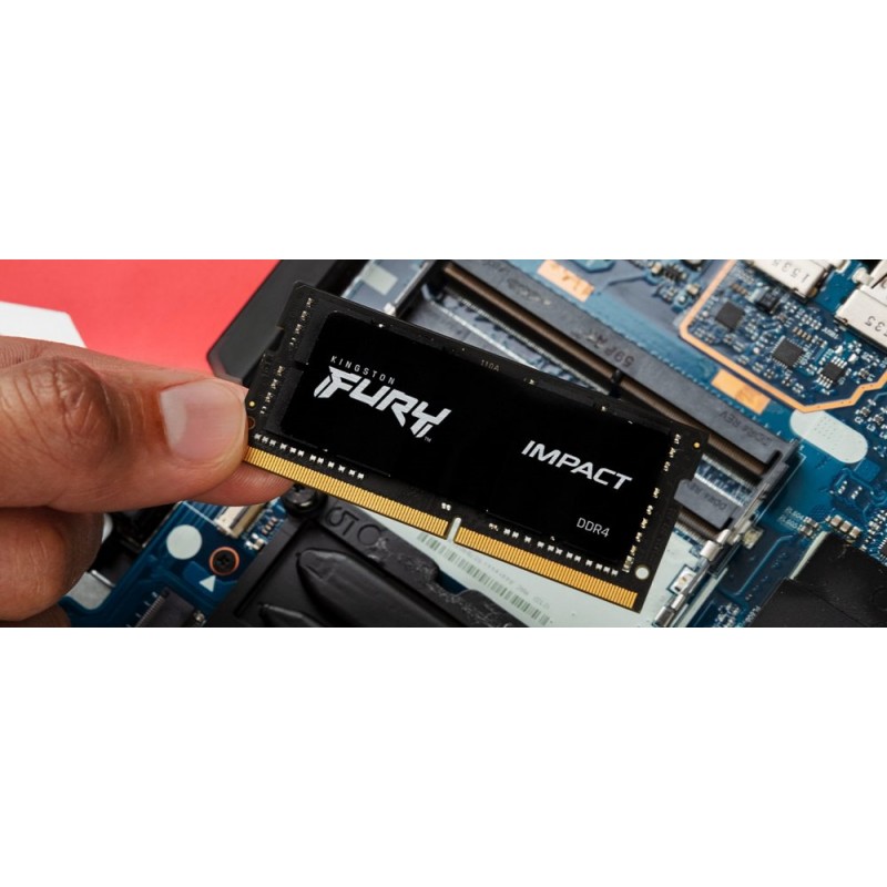 Kingston Пам'ять ноутбука DDR4 16GB KIT (8GBx2) 3200 FURY Impact