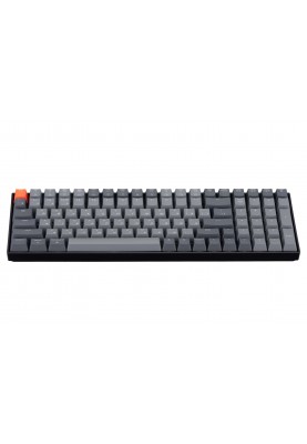 Keychron Клавіатура механічна K4 100Key, Gateron G PRO Brown, BT/USB-A, EN/UKR, RGB, Чорний