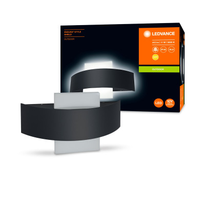 LEDVANCE Світильник LED 11Вт 3000К 410Лм фасадний ENDURA STYLE SHIELD чорний