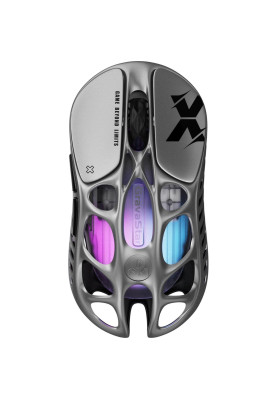 GravaStar Миша Mercury X, BT/WL/USB-A, RGB, сірий