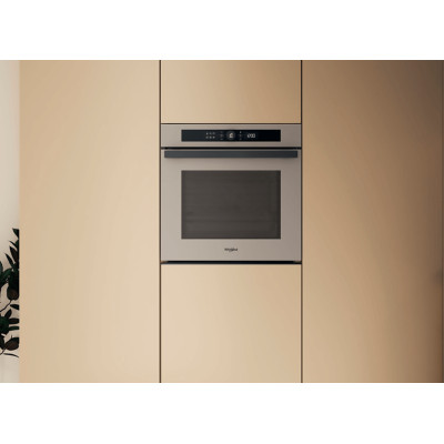 Whirlpool Духовий шафа електричний, 73л, A+, дисплей, конвекція, телескопічні напрямні, бежевий