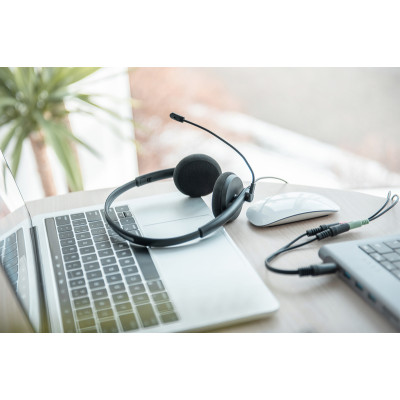 Digitus Гарнітура Stereo Headset, 1.95m cable, 2x3.5mm AUX