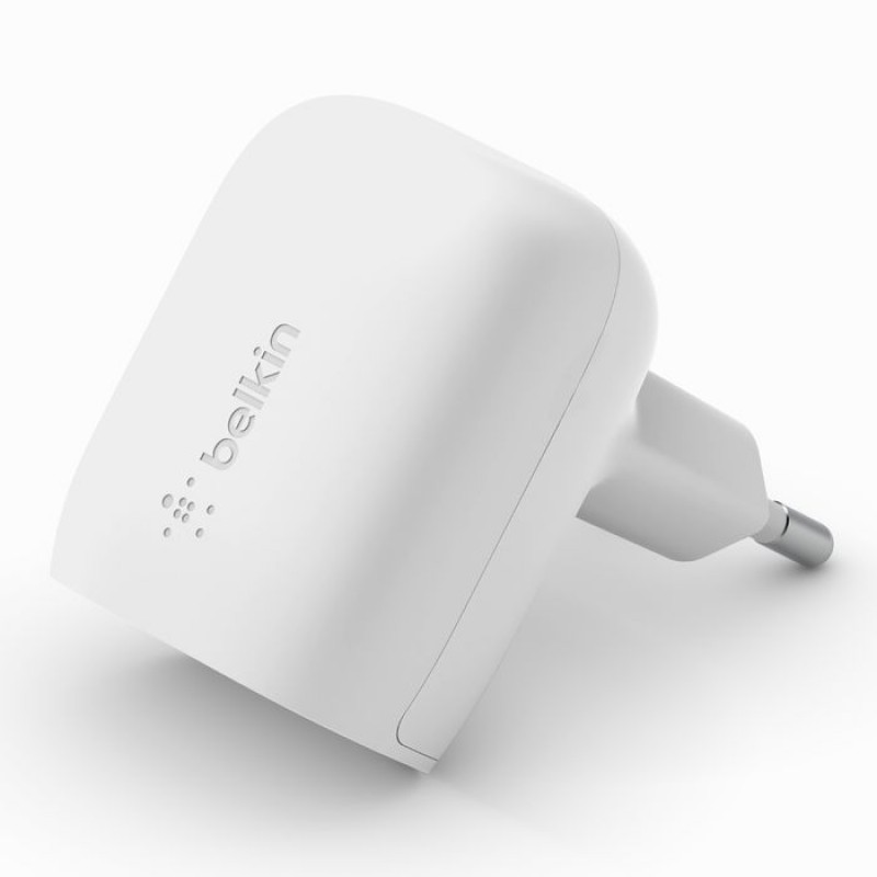 Belkin Зарядний пристрій мережевий 20Вт USB-C PD PPS, білий