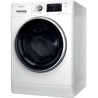 Whirlpool Прально-сушильна машина фронтальна, 11(7)кг, 1600, A, 60см, дисплей, пара, інвертор, білий