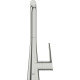 Grohe Змішувач для кухні Scala, довж.виливу - 205мм, поворотний/витяжний, 1важіль, супер сталь
