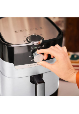 Tefal Мультипіч EasyFry&Grill, 1550Вт, чаша-4.2л, механічне керув., від 80°C до 200°C, пластик, чорний-світло-сірий