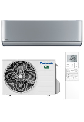 Panasonic Кондиціонер Etherea 52м2 інвертор 18000BTU 5.0кВт A+++/A++ -20°С Wi-Fi R32 сріблястий