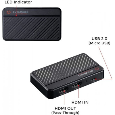 AVerMedia Пристрій захоплення відео Live Game Portable MINI GC311 Black