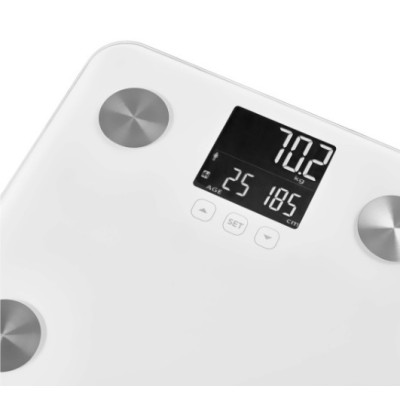 Sencor Ваги підлогові SBS6025WH, 180 кг, 3хААА, скло, білий