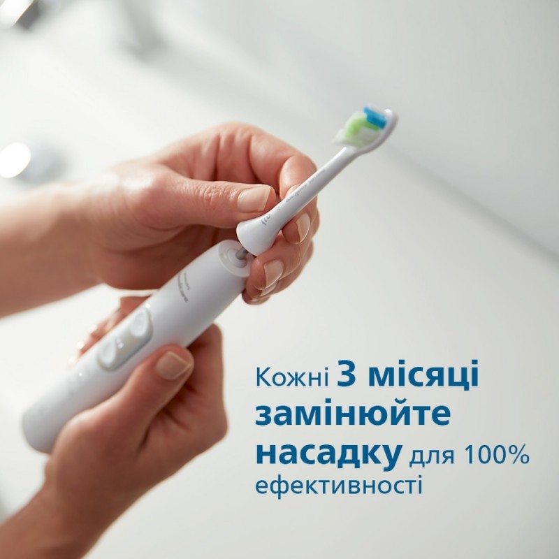 Philips Насадка для електричної зубної щітки Sonicare W2 Optimal White HX6068/12