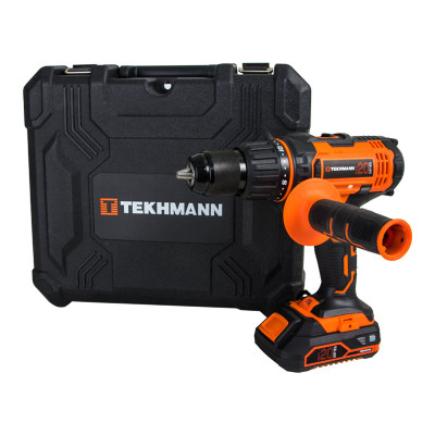 TEKHMANN Шурупокрут-дриль акумуляторний TCD-60/i20 kit 20В 1x2А·год 60Нм 440·1650об·хв 1.55кг