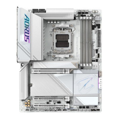 Gigabyte Материнська плата X870E AORUS PRO ICE sAM5 X870 4xDDR5 M.2 HDMI Wi-Fi BT ATX
