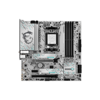MSI Материнська плата B850M GAMING PLUS WIFI sAM5 B850 4xDDR5 M.2 HDMI DP WiFi BT mATX