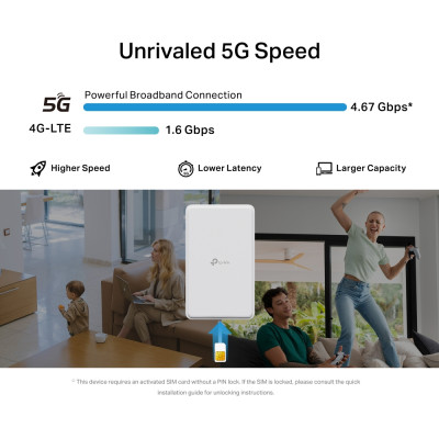 TP-Link Зовнішній маршрутизатор NE200, 5G, 1x2.5GE LAN (PoE) TP-Link Зовнішній маршрутизатор NE200, 5G, 1x2.5GE LAN (PoE)