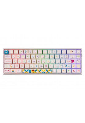 Akko Клавіатура 3068B Doraemon Rainbow CS Jelly Pink RGB